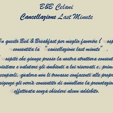 Bed & Breakfast Celani *